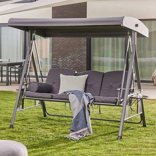HOME DELUXE Hollywoodschaukel DESCANSO inkl. Abdeckung