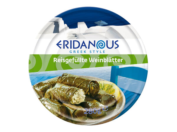 Reisgefüllte Weinblätter