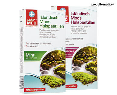 ACTIVE MED 
 PASTIGLIE PER LA GOLA AL MUSCHIO ISLANDESE