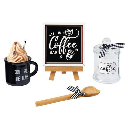 Coffee Bar Tray Objects - Don't Spill the Beans