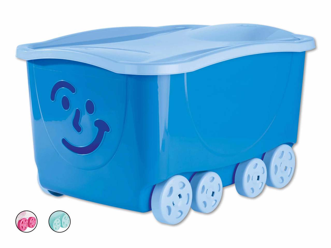 Boîte de rangement à roulettes