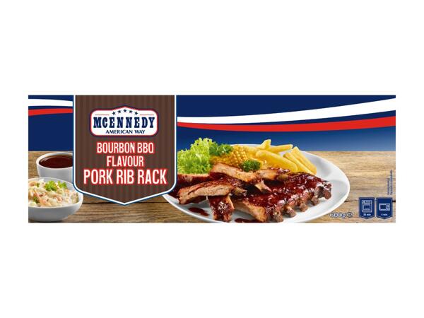 Bourbon BBQ Flavour Pork Rib Rack