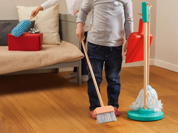 Kid's Cleaning Station, Ironing Board, Clothes Airer