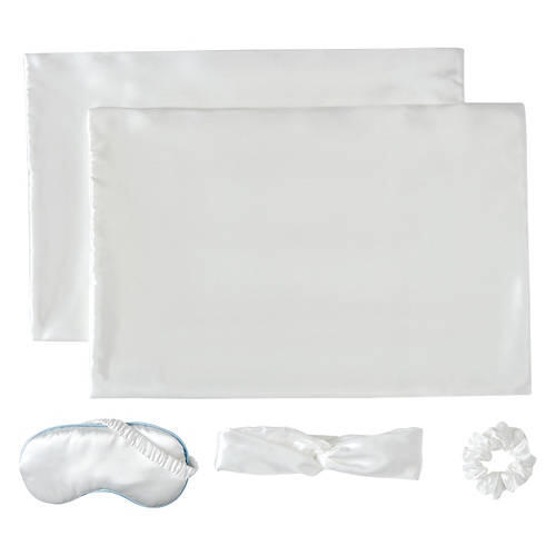 Silky Soft Satin Gift Set, Beige