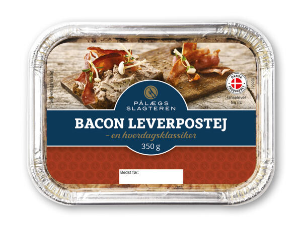 Bacon- eller grovhakket leverpostej