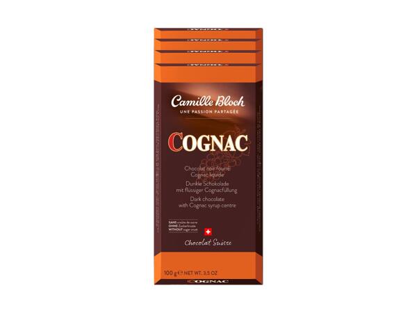 Tablette de chocolat Camille Bloch Cognac
