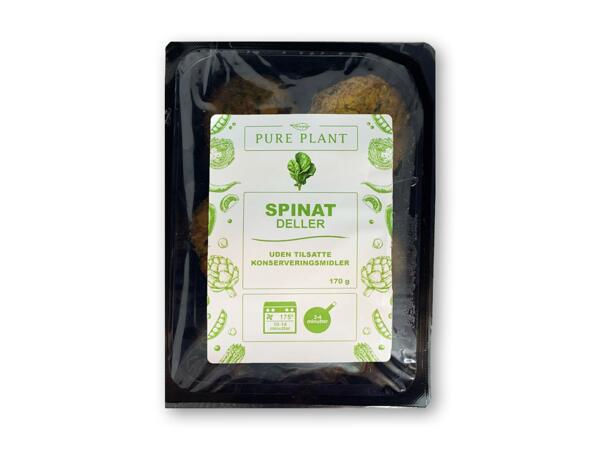 PURE PLANT Falafel, spinat- eller østershattedeller