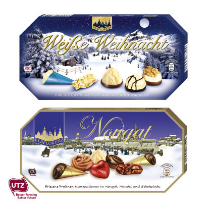 Nougat- og marcipanpraliner