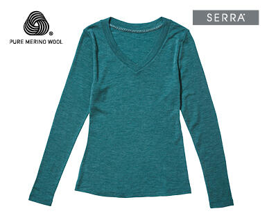 Women's Merino Scoop or V-Neck Top