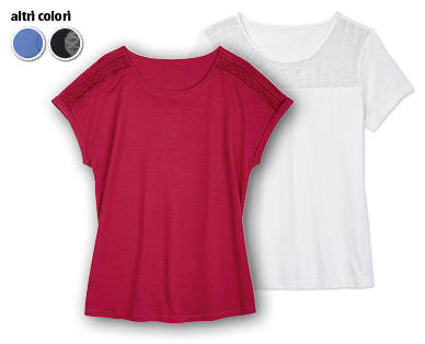 Maglietta con pizzo BLUE MOTION +