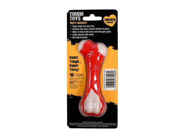 Rosewood Meaty Takeaway Dog Toys - Chicken Bone