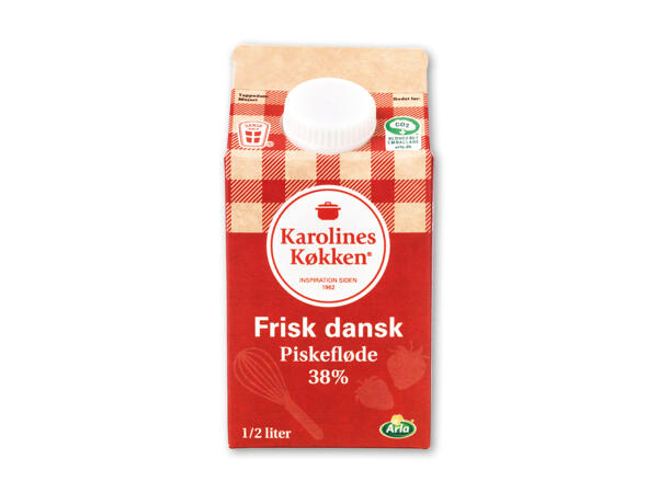 Karolines køkken dansk piskefløde