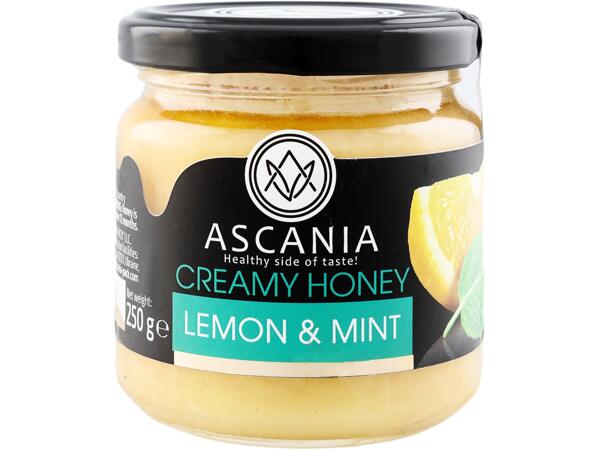 Creamy Honey with Lemon and Mint