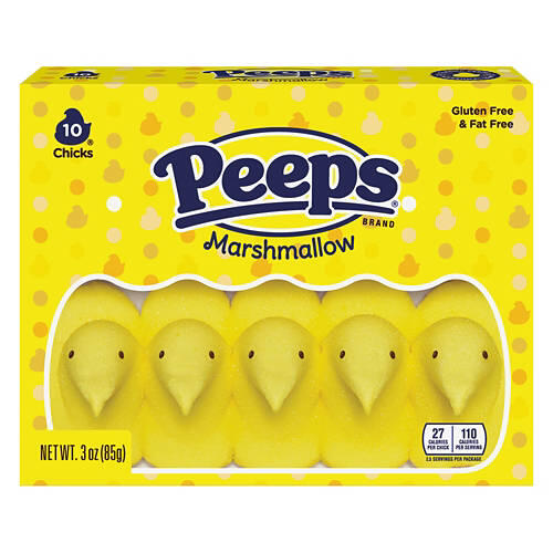 Gluten & Fat Free Marshmallow Chicks, 10 count