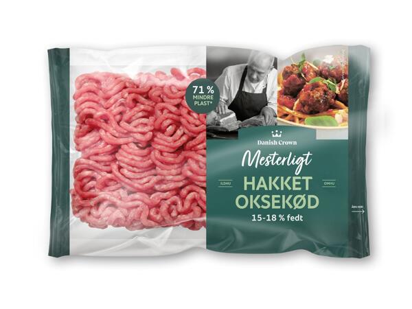 MESTERLIGT Hakket oksekød eller Smash Burger