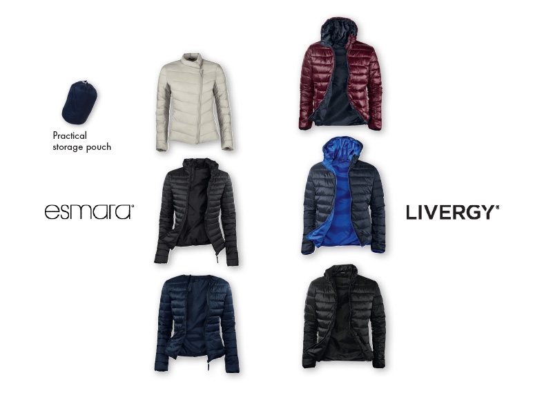 ESMARA/LIVERGY Ladies' or Men's Lightweight Thermal Jacket