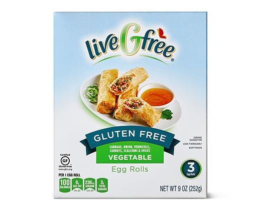 liveGfree 
 Gluten Free Egg Rolls Chicken or Vegetable