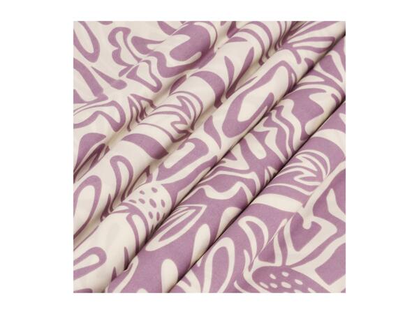 Livarno Home Microfibre Sateen Bedlinen - Double - Pink