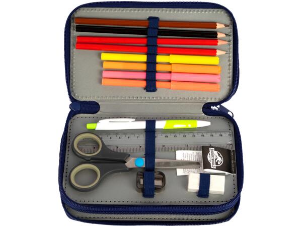 Pencil Case with Three Per pack Zippers "Jurassic World, Frozen, Spiderman, Lilo & Stitch"