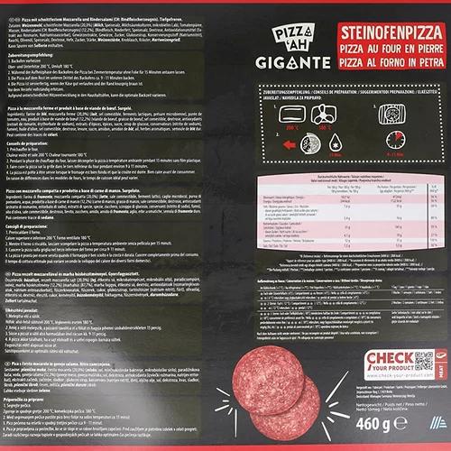 PIZZ'AH Gigante, Salami