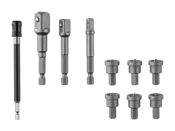 Porte-embouts/​adaptateur carré/​embouts pour cloisons sèches