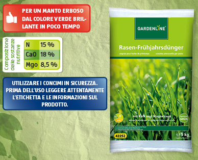 Concime primaverile per prato GARDENLINE(R)
