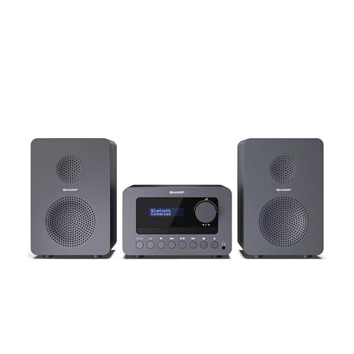 SHARP Micro système audio XL-B514, gris