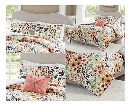 Huntington Home 
 4-Piece Reversible Bedding Set