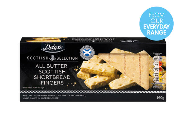 Deluxe All Butter Scottish Shortbread Fingers
