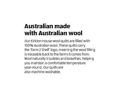 Australian Wool Quilt - King Size