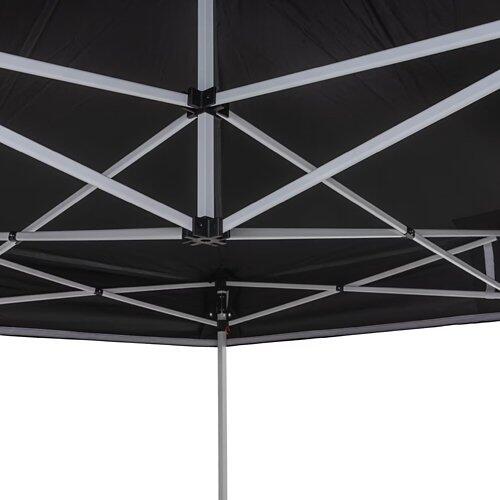 CONCON Pavillon pliable Deluxe, 3 × 3 m, F00406, noir