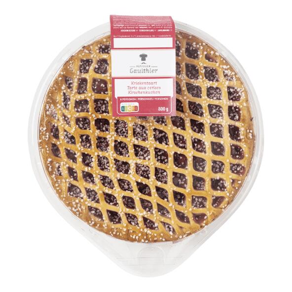 Gittertorte mit Sauerkirschen