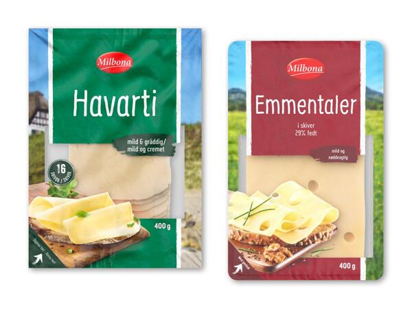 Havarti eller emmentaler