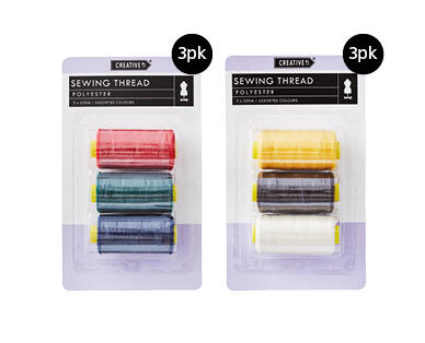 Sewing Thread 500m 3pk or Overlocker Thread 2000m