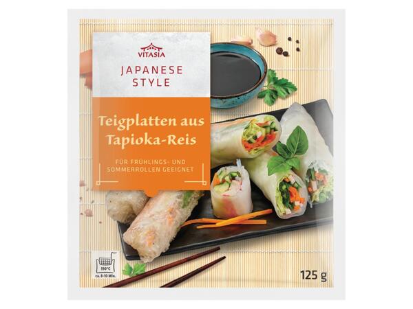 Reisteigplatten aus Tapioka-Reis