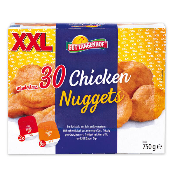 Chicken Nuggets in der Box XXL