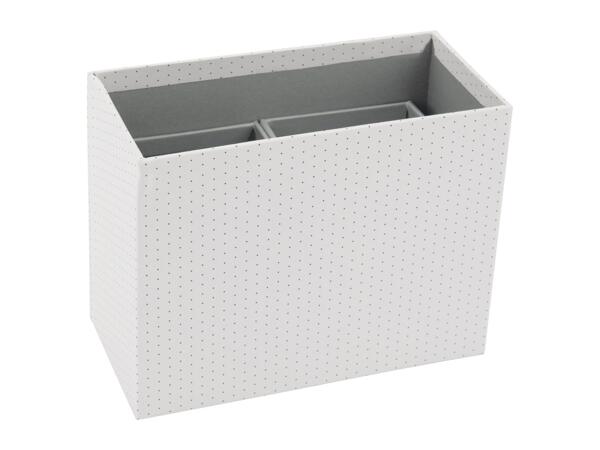 Crelando White Pen Holder Set - Set of 4