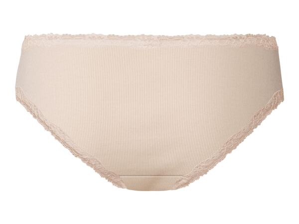 Esmara Ladies' Lace Trim Briefs - 5 Pack