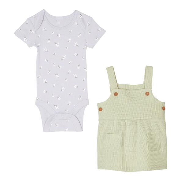 L&D(R) 				Babyset mit Waffelstruktur