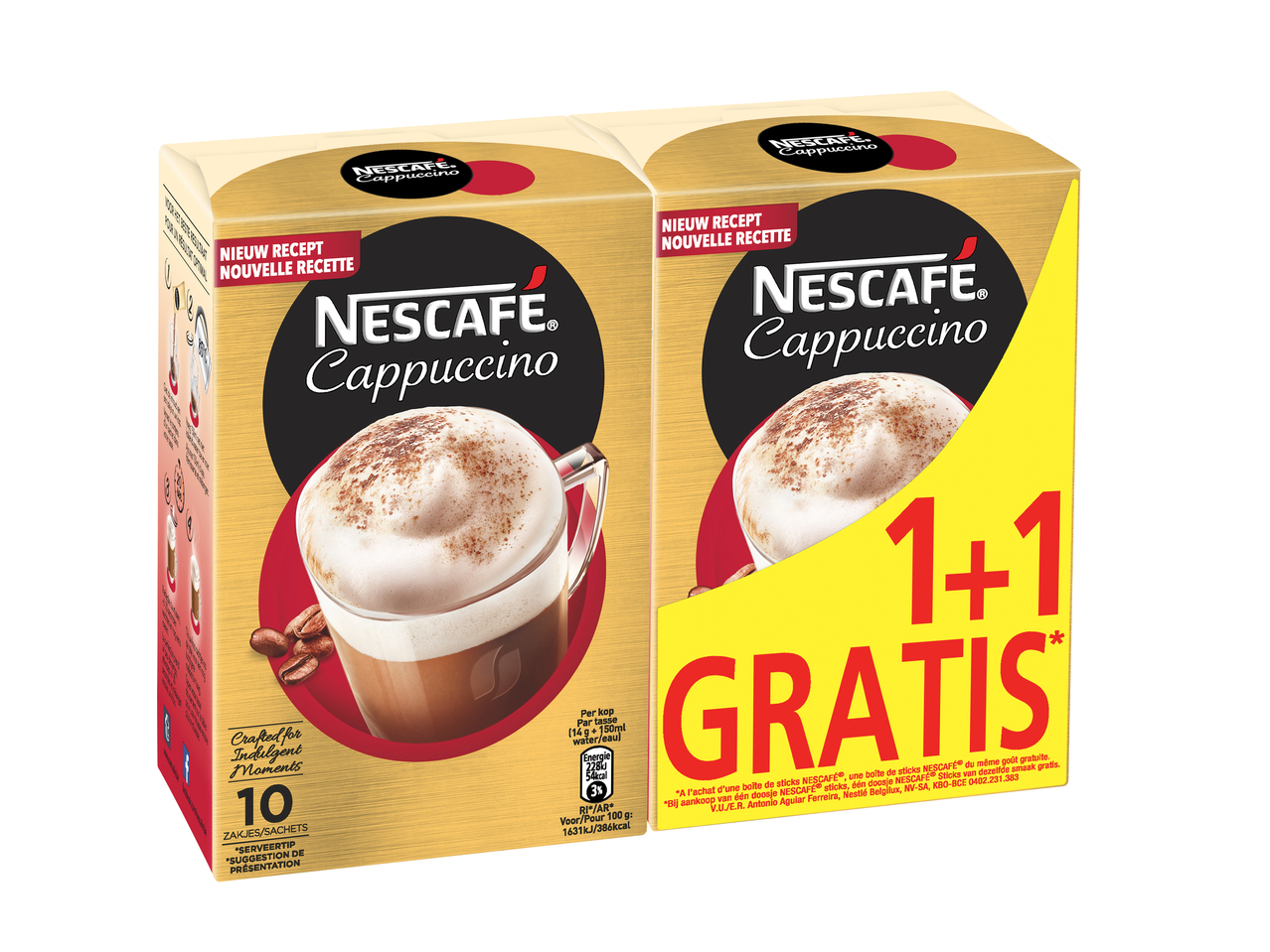 Cappuccino oploskoffie