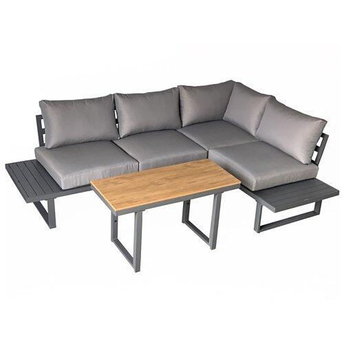 COCON Ensemble lounge "Montreux", 4 places, gris anthracite