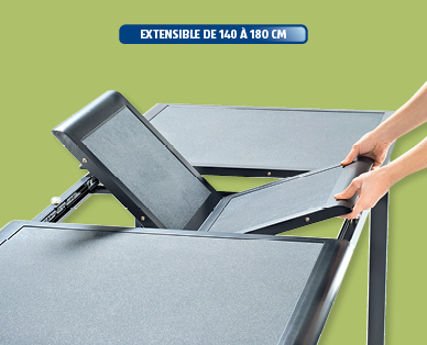 Table de jardin extensible GARDENLINE(R)