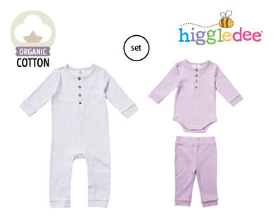 Infant Organic Cotton Blend Rib Onesie or Set