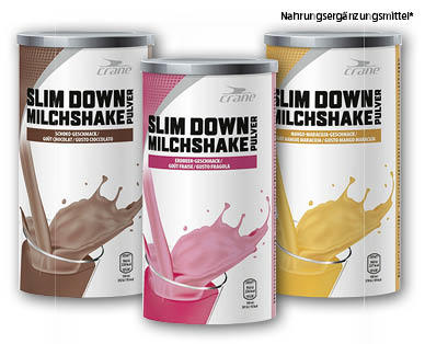 CRANE(R) Slim Down Milchshake-Pulver