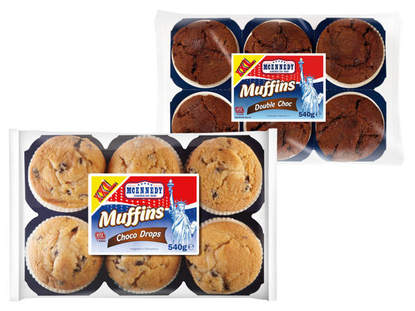 MCENNEDY Muffins mit Schokostücken