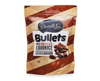 Darrell Lea Milk Chocolate Bullets 750g or Liquorice Allsorts 850g