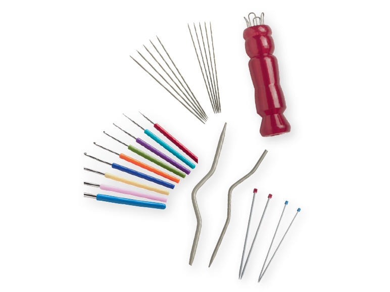 CRELANDO(R) Crochet/Knitting Needle Set