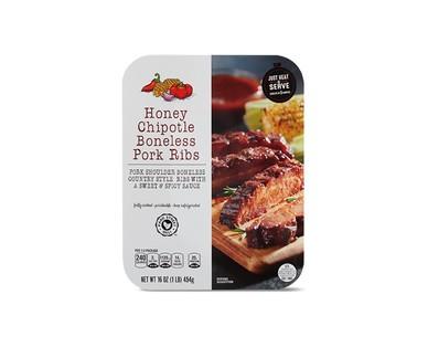 Park Street Deli Honey Chipotle or Honey Jalapeno Boneless Pork Ribs