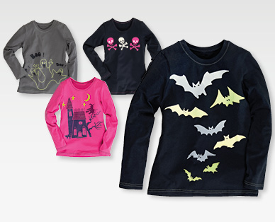 T-shirt à manches longues pour enfants "glow in the dark" HALLOWEEN