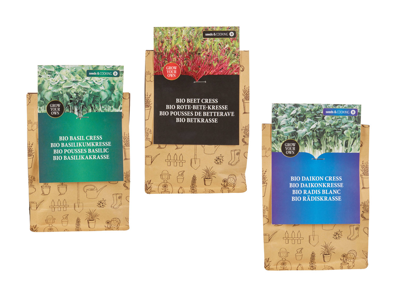 Cresson bio "set de semis"